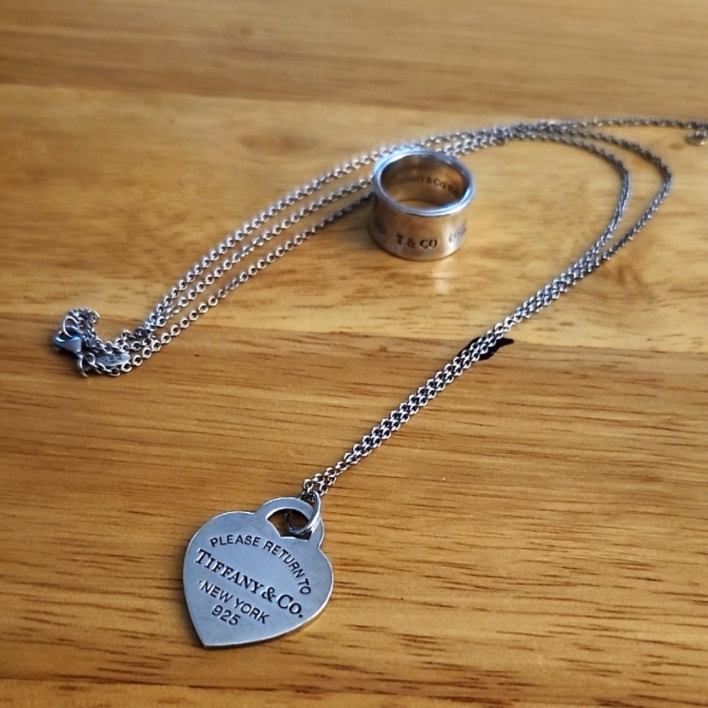 Tiffany & Co. Silver Heart Pendant Necklace